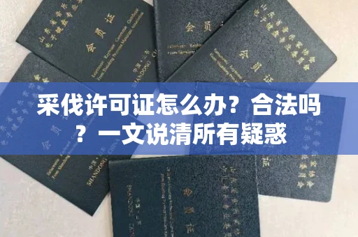 全国采伐许可证怎么办?合法吗?一文说清所有疑惑